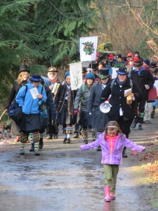 Hark! I hear some bells, some marching, some music,